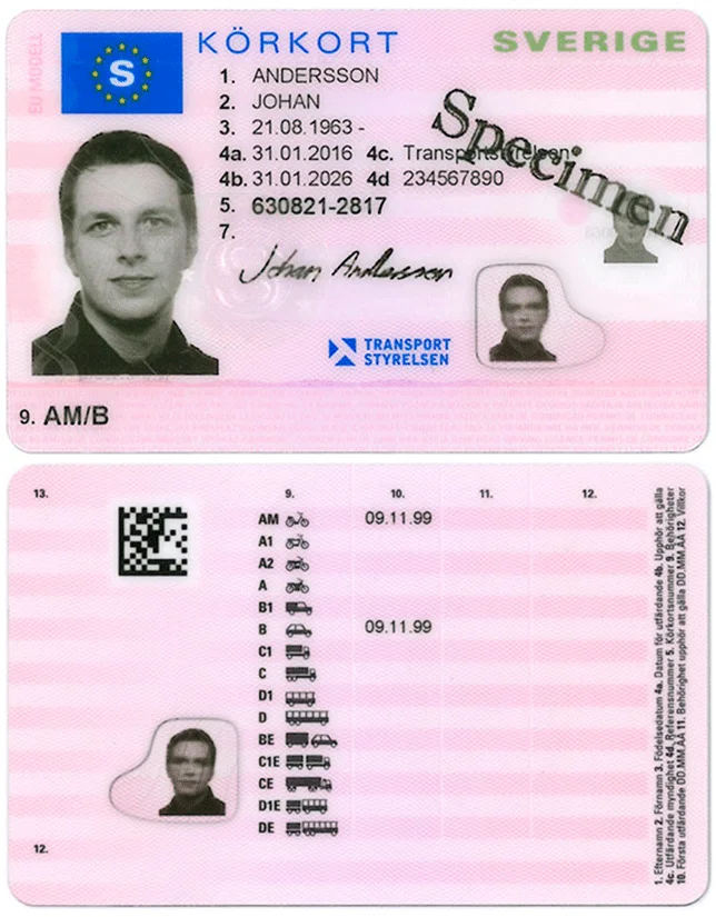 id card example